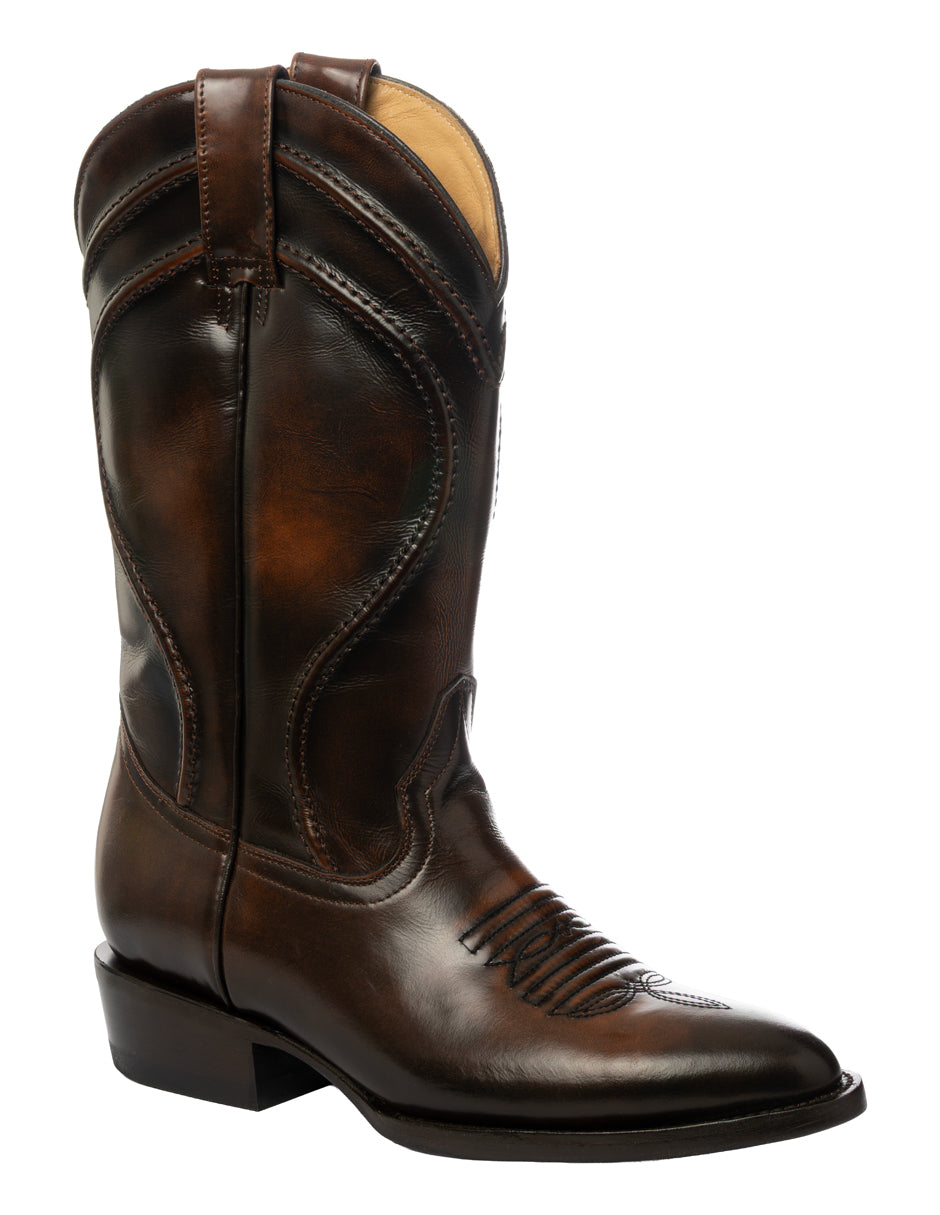 Bota Vaquera Serrod color Café Brochuelo