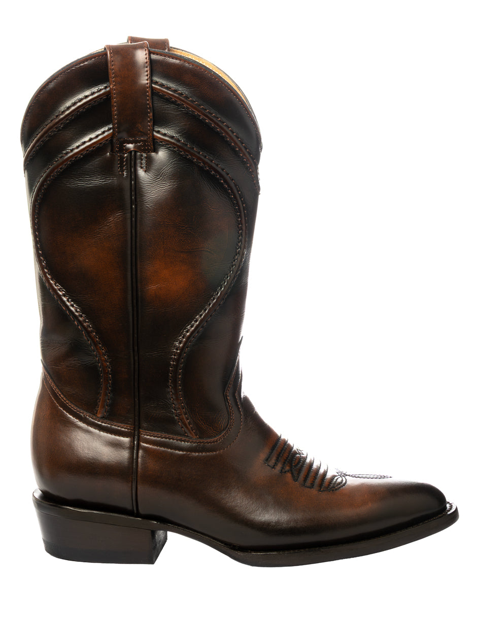 Bota Vaquera Serrod color Café Brochuelo