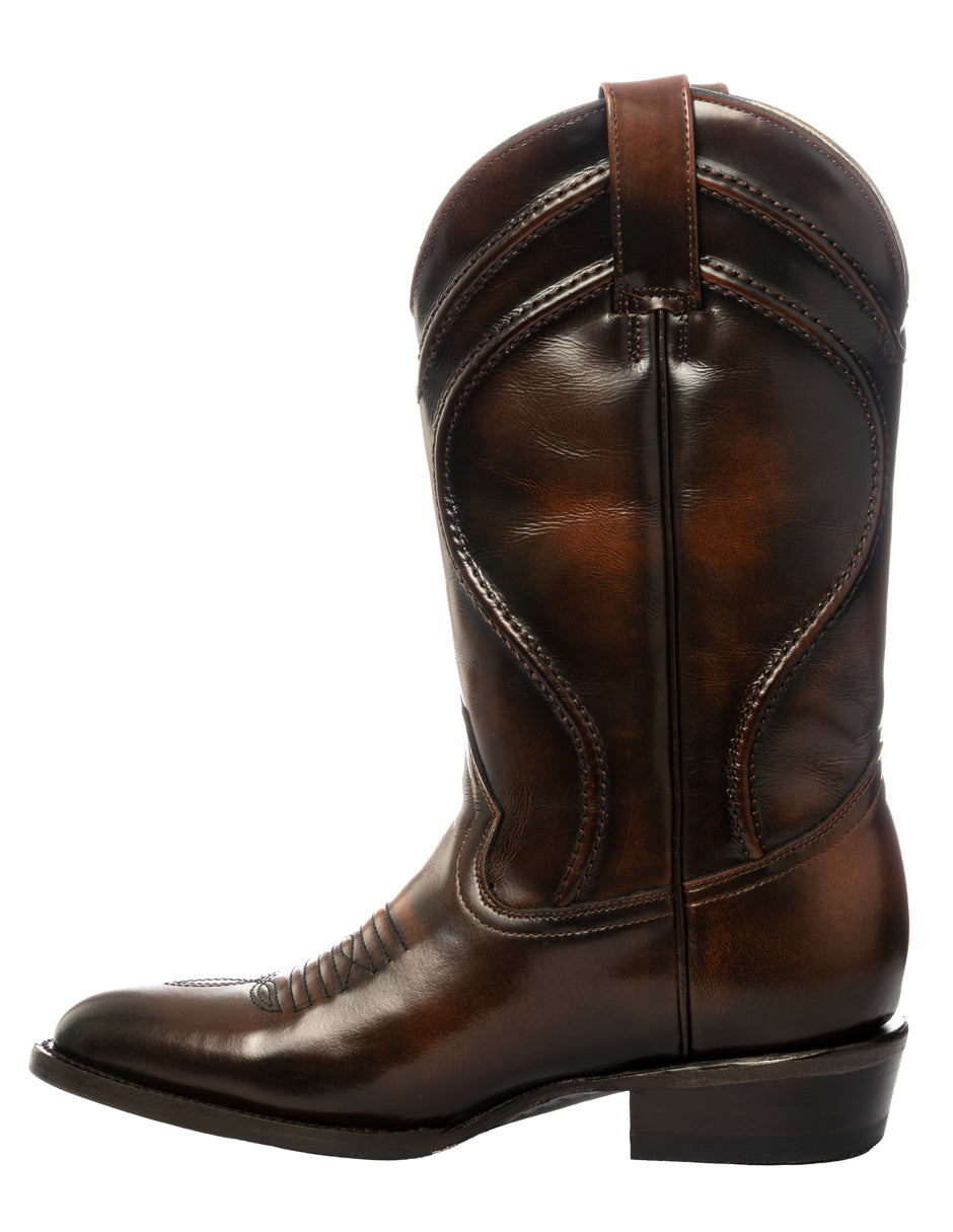 Bota Vaquera Serrod color Café Brochuelo