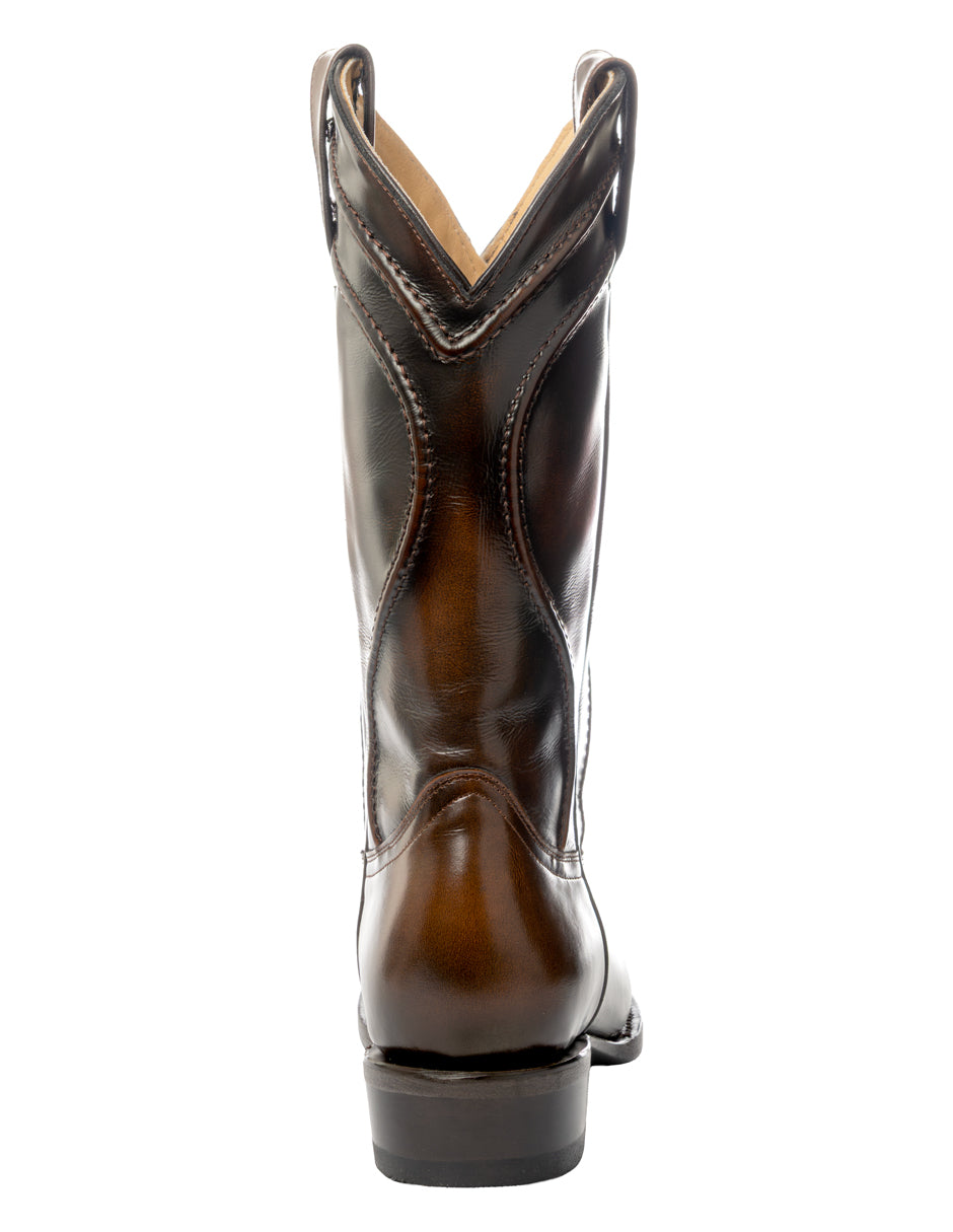 Bota Vaquera Serrod color Café Brochuelo