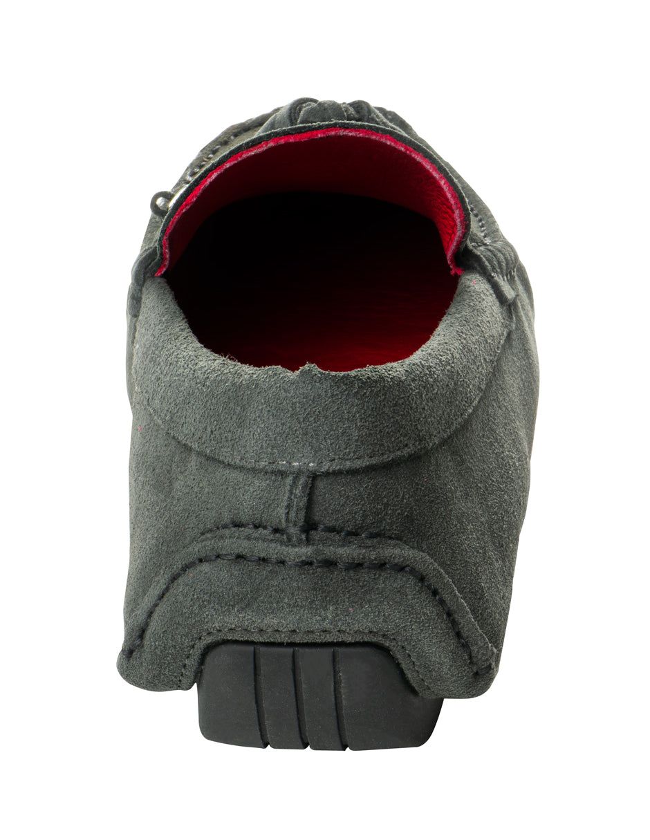 Zapato de Gamuza para Caballero Driver color Gris
