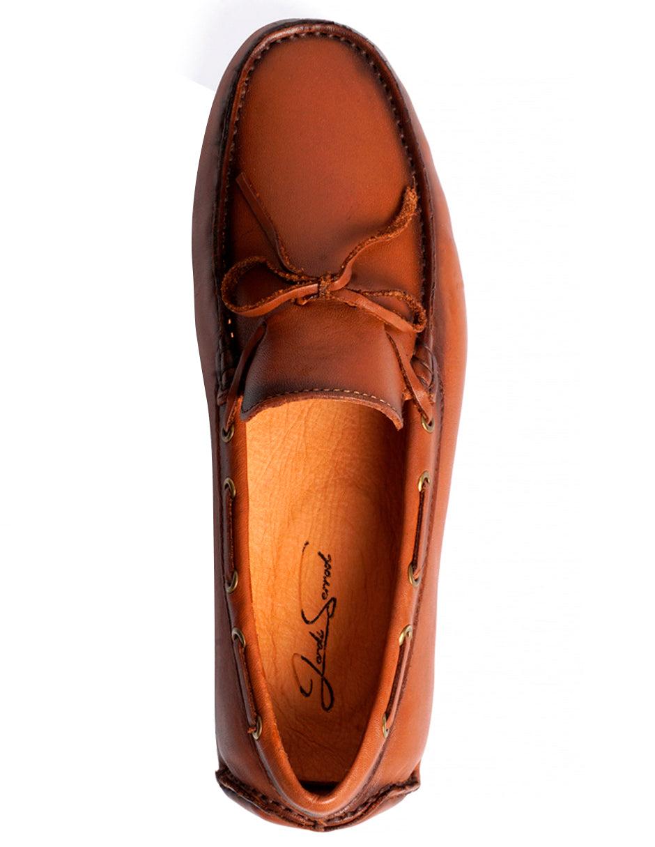 Zapato de Piel para Caballero Driver color Miel