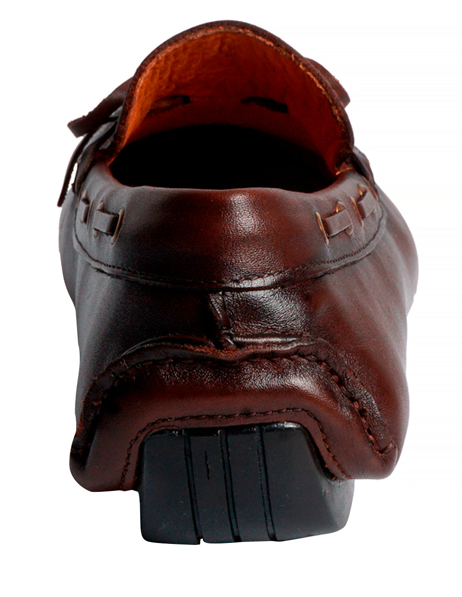 Zapato de Piel para Caballero Driver color Café