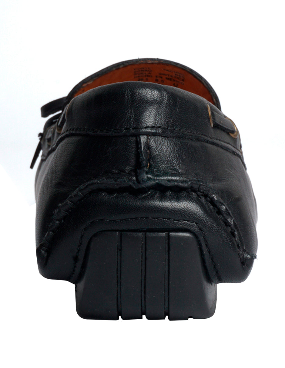 Zapato de Piel para Caballero Driver color Negro