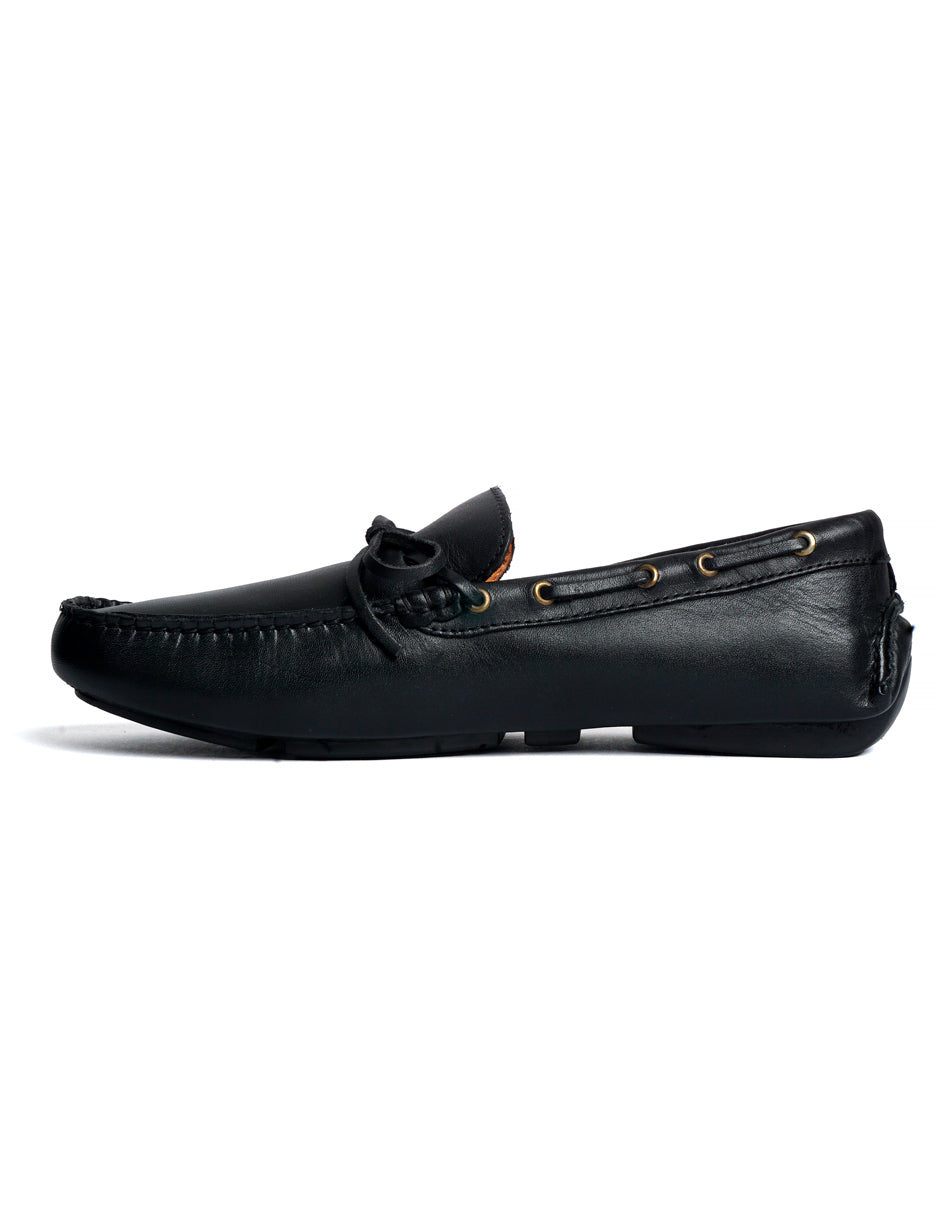 Zapato de Piel para Caballero Driver color Negro